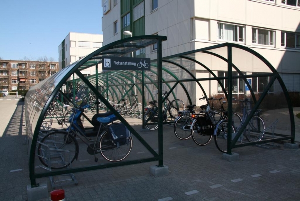 fietsparkeren fietsoverkapping fietsenstalling fietsenrek FalcoQuarter Ziekenhuis