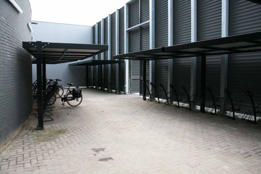 FalcoSpan fietsparkeren voor Expo Hengelo