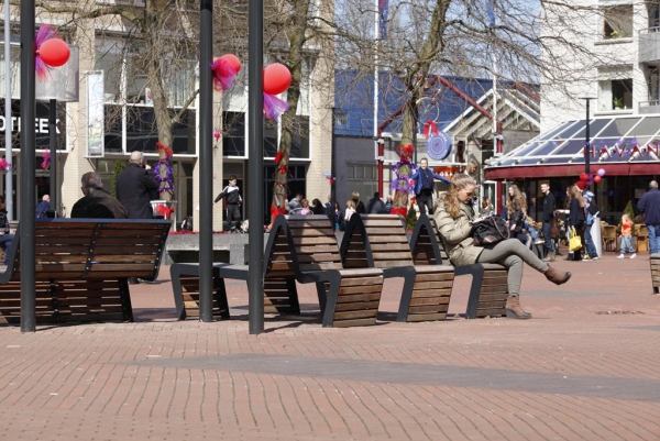 straatmeubilair buitenbank zitbank afvalbak picknickset FalcoLinea