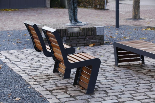 FalcoLinea straatmeubilair voor herinrichting Hapert