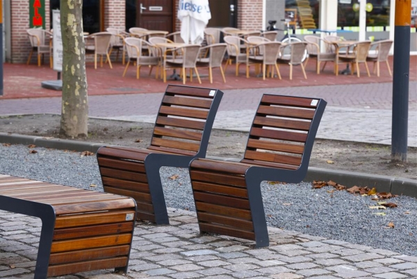 FalcoLinea straatmeubilair voor herinrichting Hapert