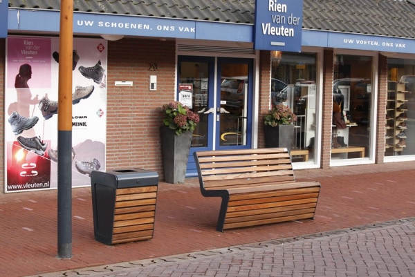 FalcoLinea straatmeubilair voor herinrichting Hapert