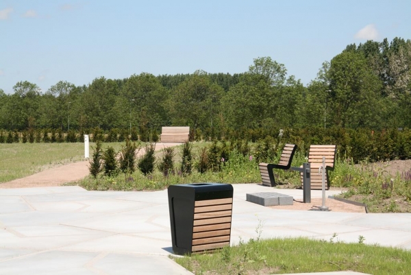 Straatmeubilair FalcoLinea op voormalig baggerdepot