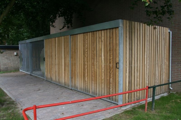 Fietsenbergingen met schuifdeuren voor Eckartdal Lunet Eindhoven