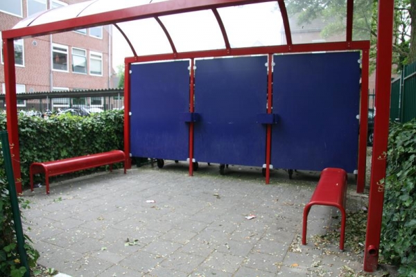 Schoolplein-inrichting voor scholengemeenschap Randstad