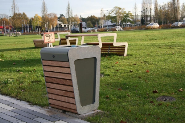 Falco straatmeubilair voor bedrijvenpark Novio Tech