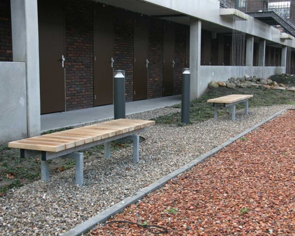 FalcoSinus bankelementen voor binnentuin in Haarlem