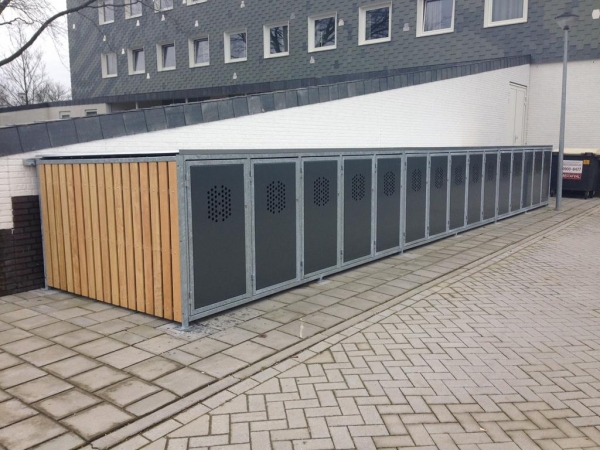 Fietskluizen Q voor appartementencomplex Hoofddorp