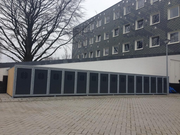 Fietskluizen Q voor appartementencomplex Hoofddorp