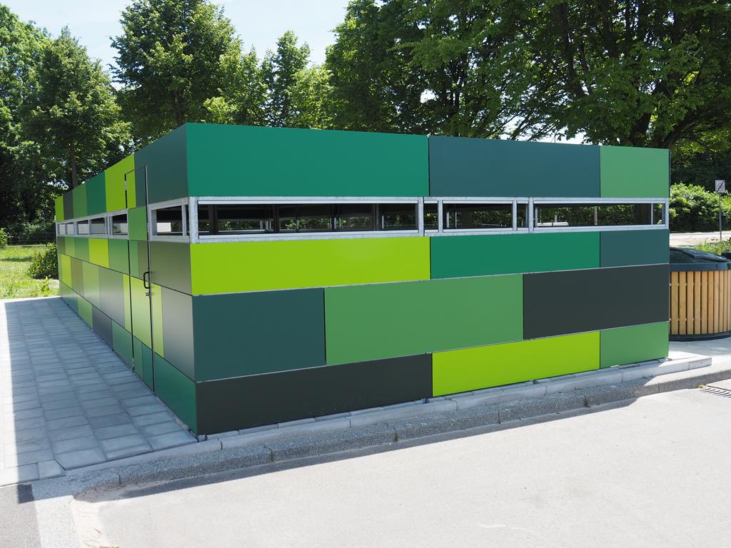 Groene fietsenstalling voor gemeente Hengelo