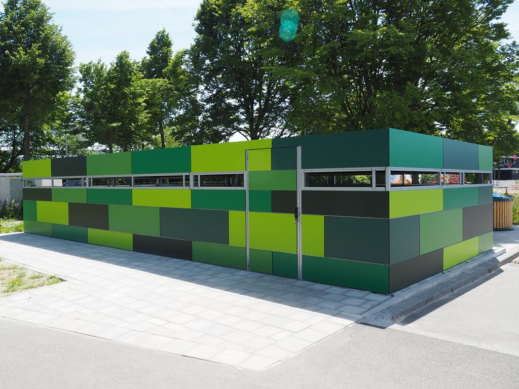 Groene fietsenstalling voor gemeente Hengelo