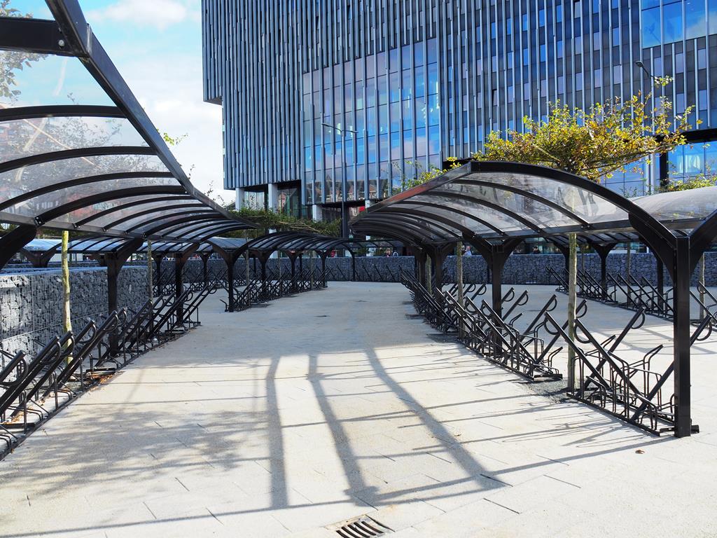 74019 fietsoverkapping fietsparkeren fietsenstalling FalcoGamma FalcoSound