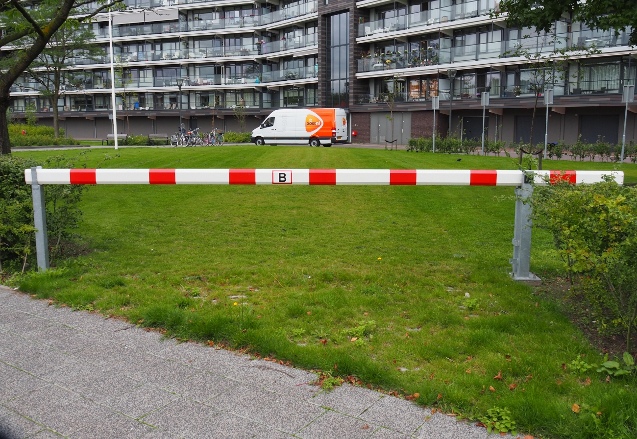 Handbediende slagboom voor VVE