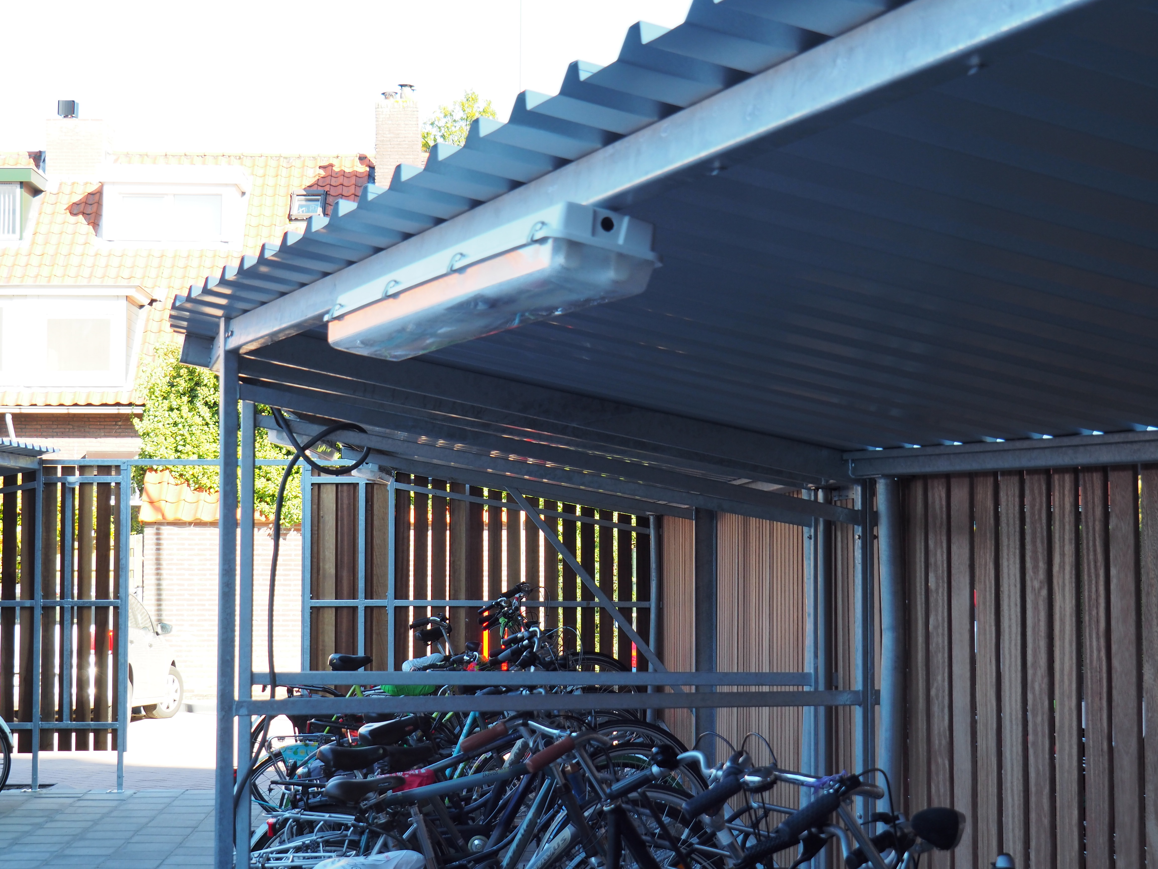 Fietsparkeeroplossing voor studentencomplex