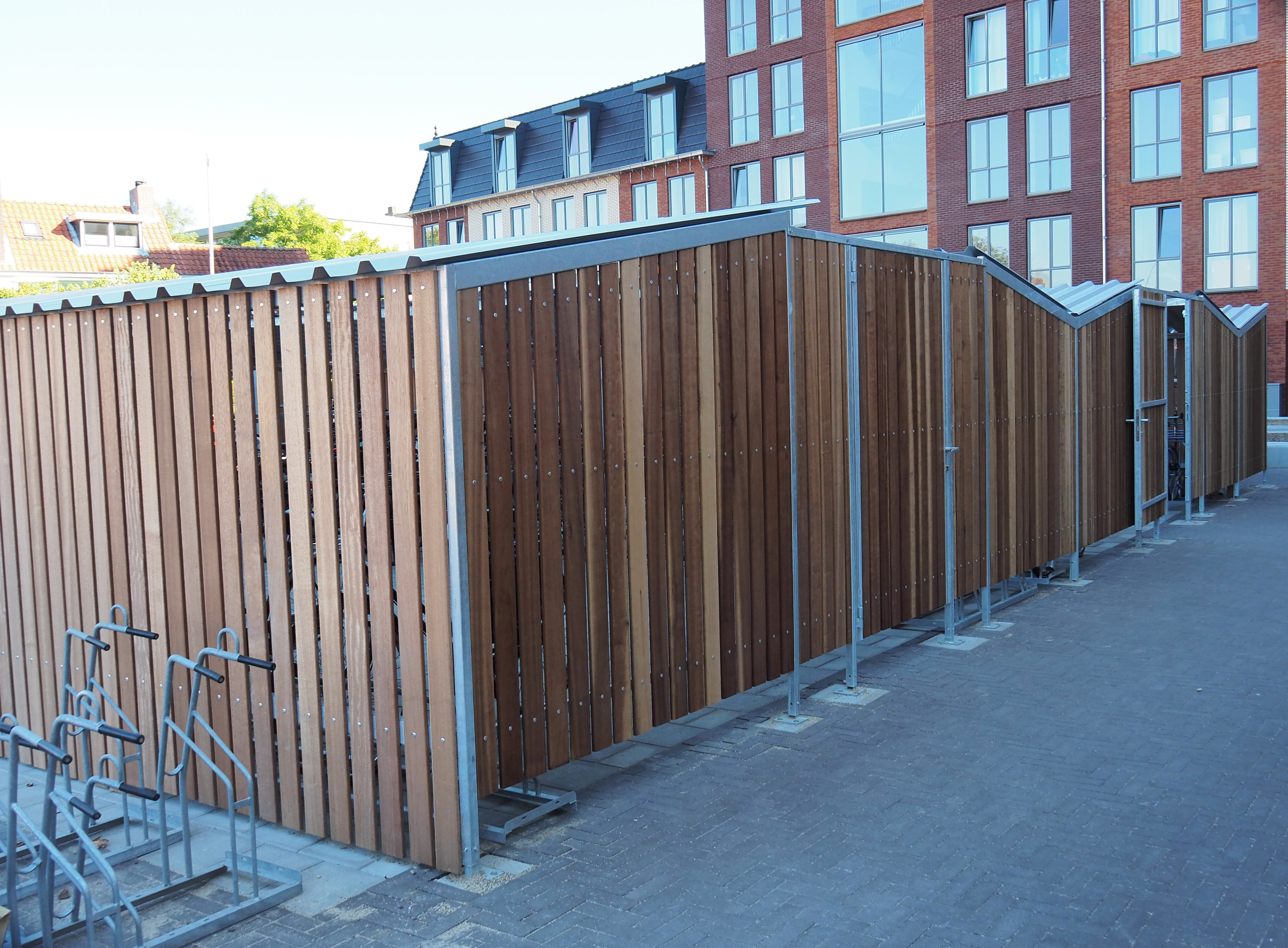 Fietsparkeeroplossing voor studentencomplex