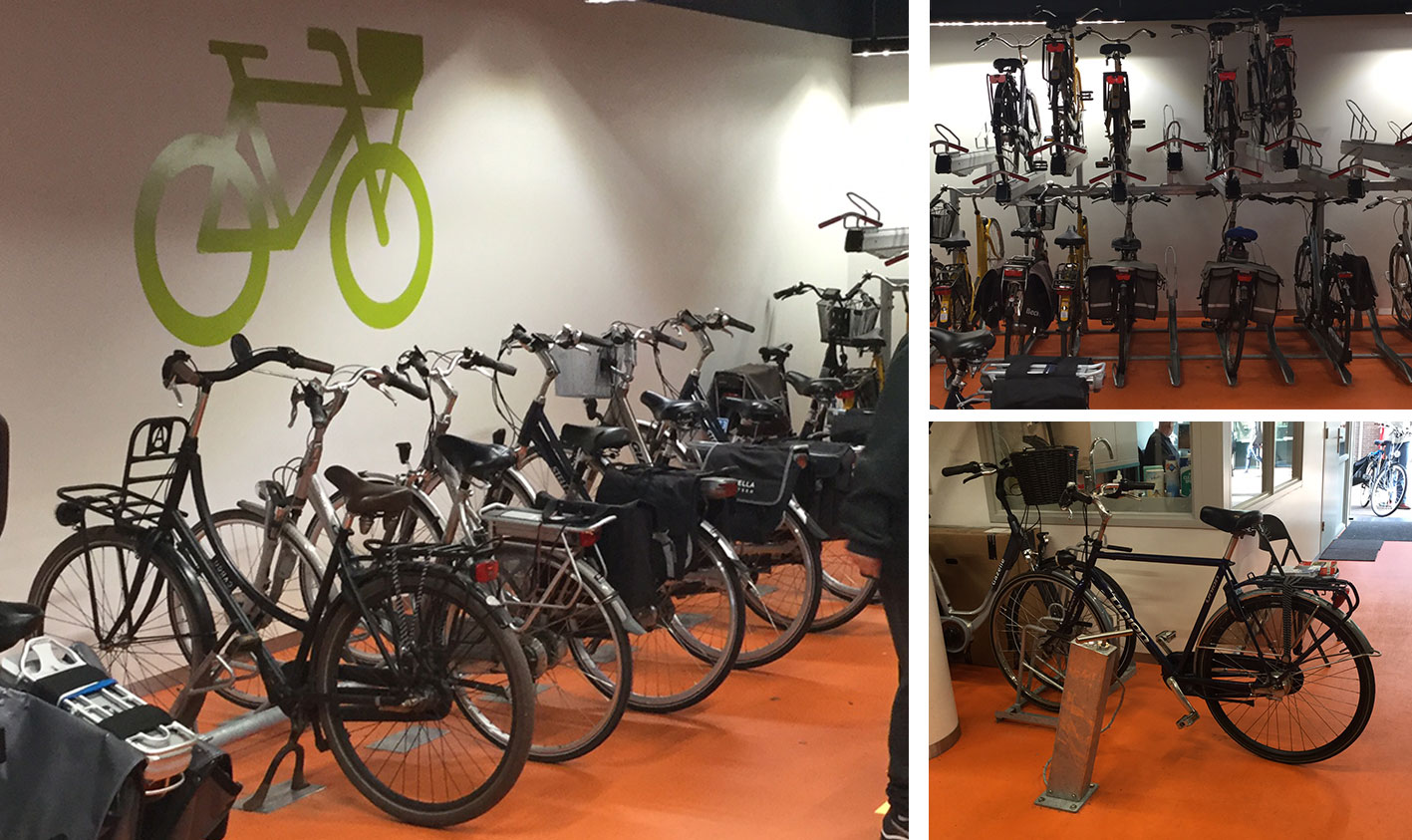 Zo veel fietsen, zo veel fietsenrekken!