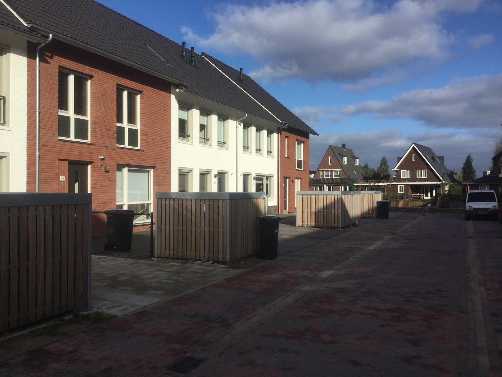 Op maat gemaakte fietsenbergingen in nieuwbouwwijk