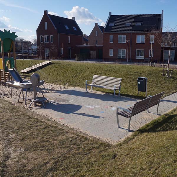 Falco straatmeubilair in nieuwbouwwijk