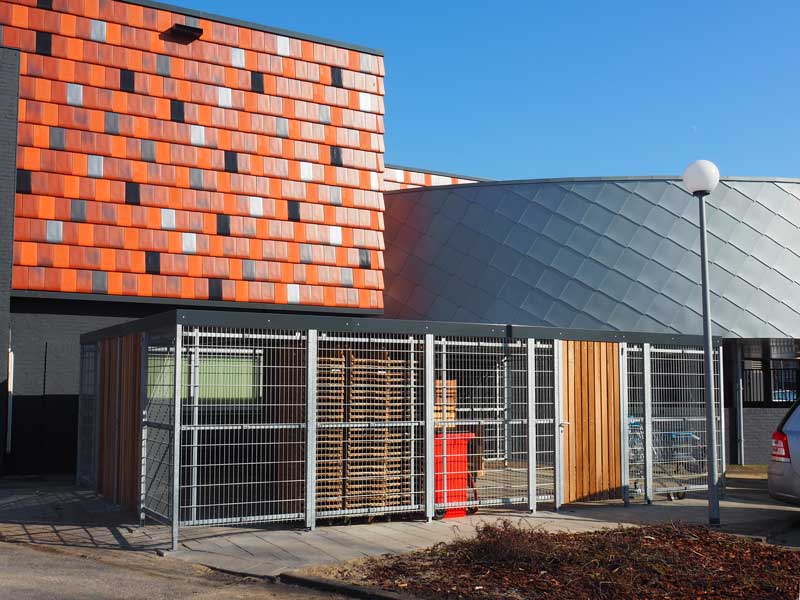 Tweeledige overkapping bij Albert Heijn XL, Alkmaar