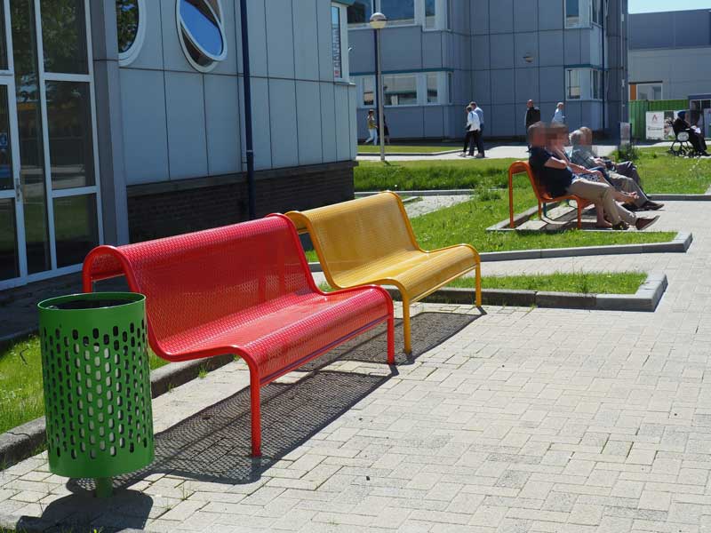 Terreininrichting bij Admiraal de Ruyter Ziekenhuis