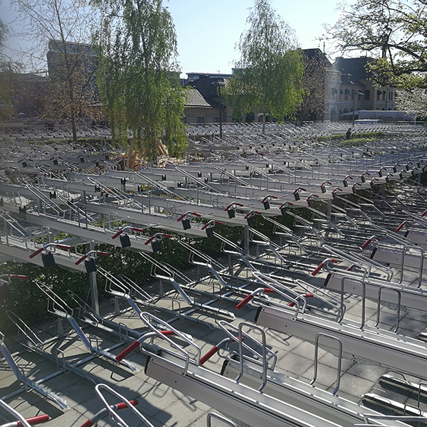 Etage fietsparkeren op internationaal niveau
