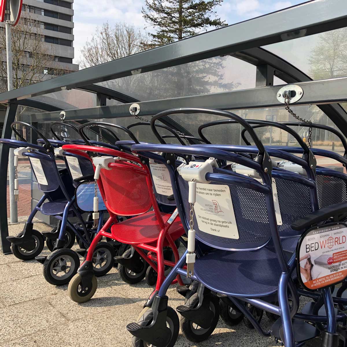 78966 rolstoeloverkapping ziekenhuis overkapping stalling FalcoRoller