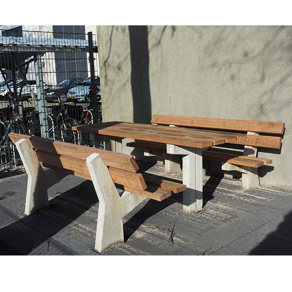 91633 overkappingen straatmeubilair buitenbank picknickset