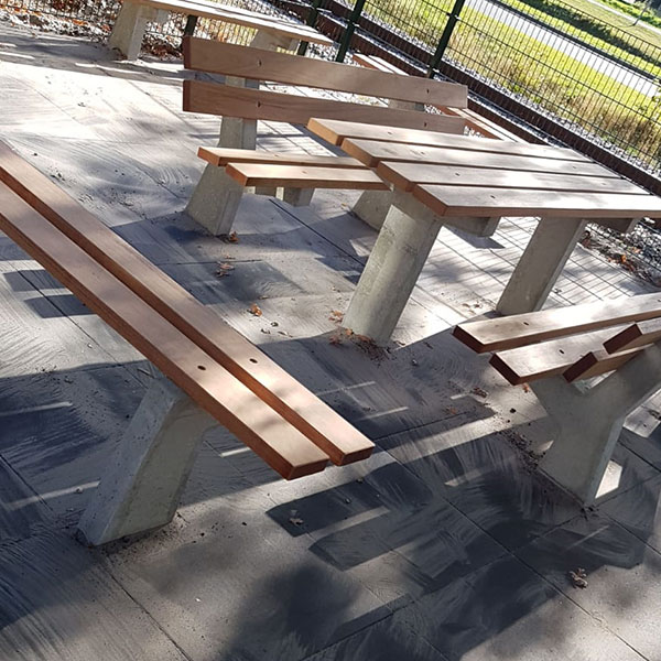 91633 overkappingen straatmeubilair buitenbank picknickset