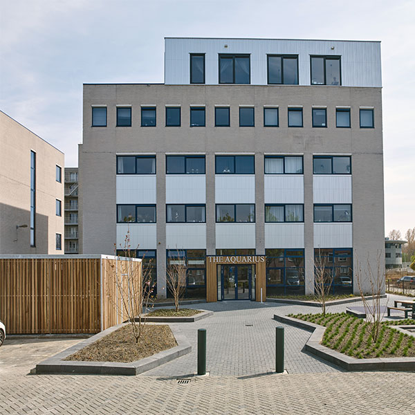 Fietsparkeren en inrichting dakterras bij appartementencomplex
