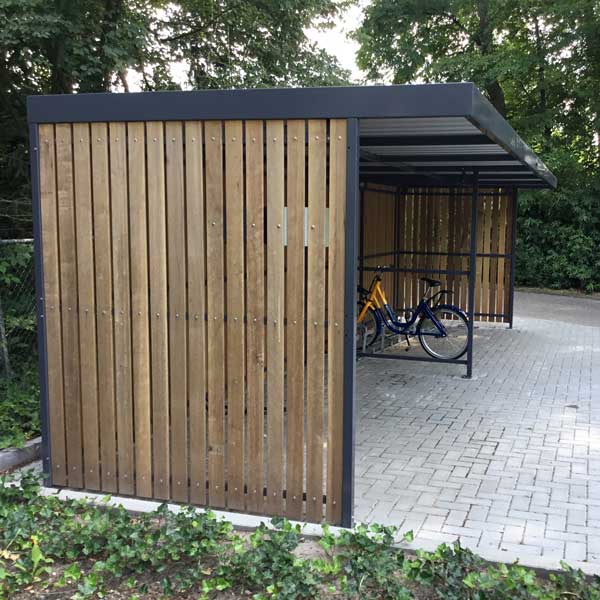 Open fietsoverkapping bij Twente Zorgcentra, Enschede