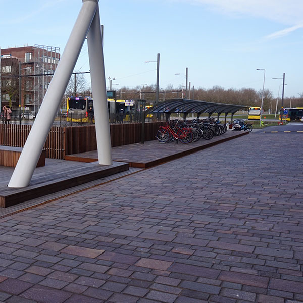 97579  fietsoverkapping fietsenrek overkapping etagerekken dubbellaags fietsparkeren