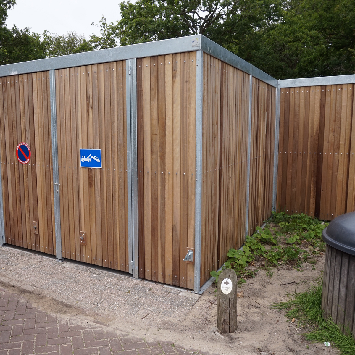 97612 overkapping fietsoverkapping berging FalcoLok-500