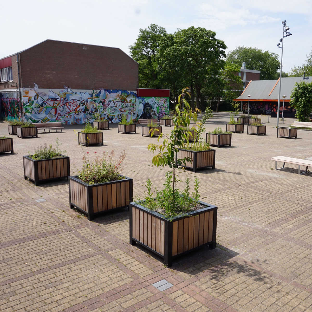 99915 straatmeubilair plantenbak bloembak pleininrichting Amsterdam FalcoBloc