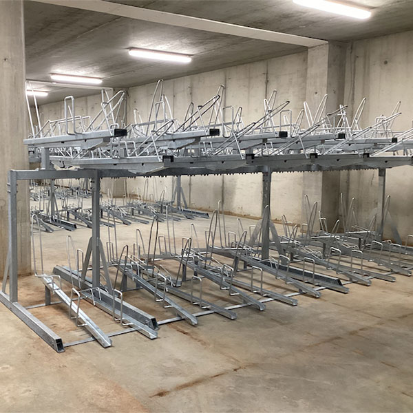 119279 compact fietsparkeren fietsenkelder etagerek dubbellaags