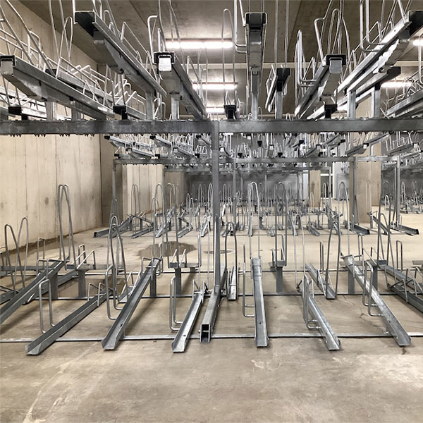 119279 compact fietsparkeren fietsenkelder etagerek dubbellaags