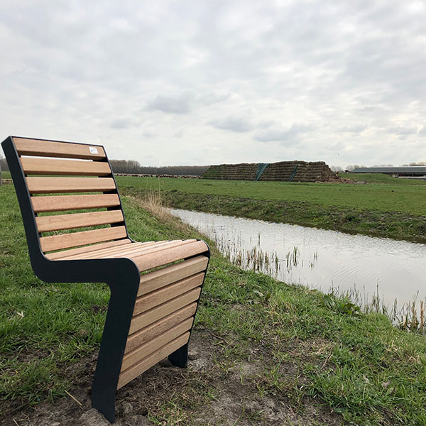 100180 straatmeubilair buitenbank stoel