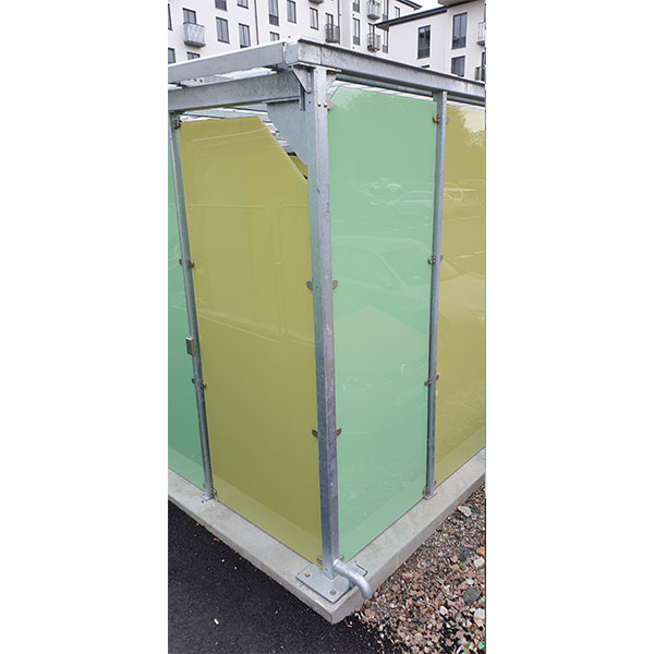 overkapping etage fietsparkeren fietsenstalling