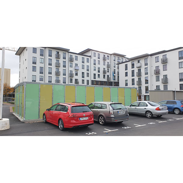 overkapping etage fietsparkeren fietsenstalling