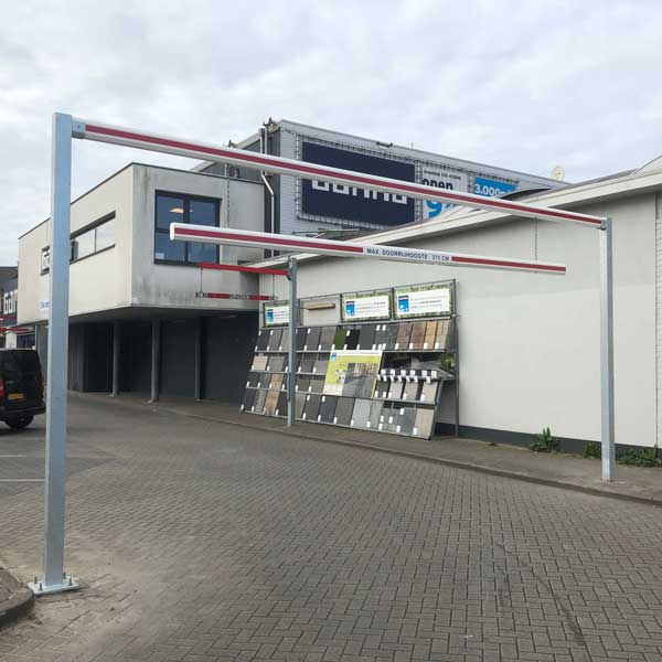 Hoogtebegrenzer bij de Gamma, Utrecht