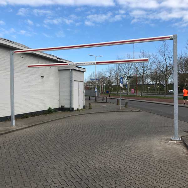 Hoogtebegrenzer bij de Gamma, Utrecht