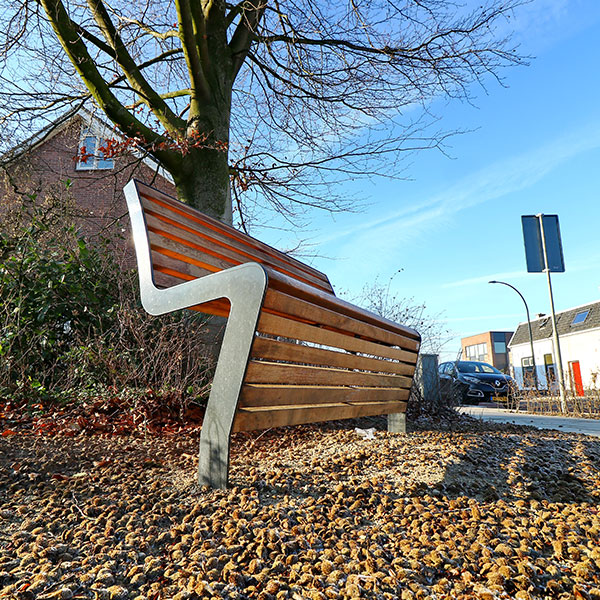 97495 straatmeubilair zitbank plantenbak