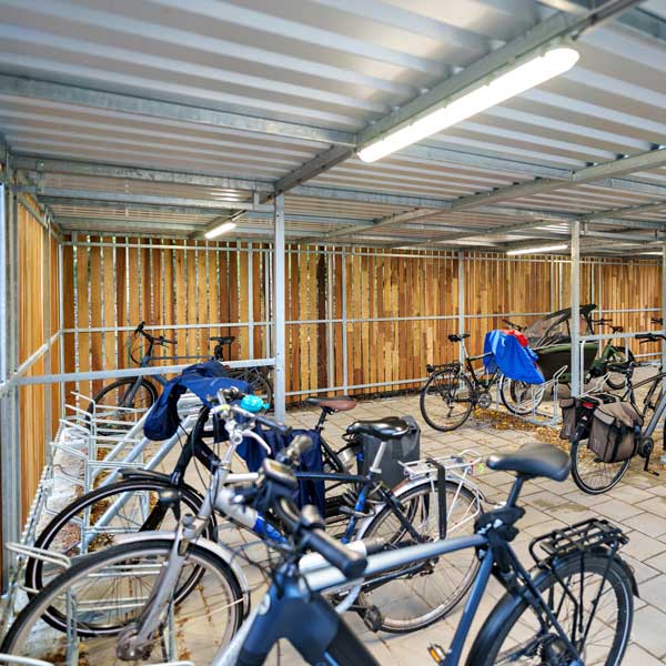 bedrijvenpark kennispark fietsparkeren fietsoverkapping straatmeubilair