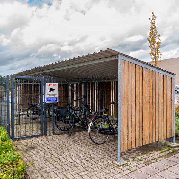 bedrijvenpark kennispark fietsparkeren fietsoverkapping straatmeubilair