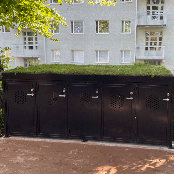 Fietskluizen bij Finse organisatie