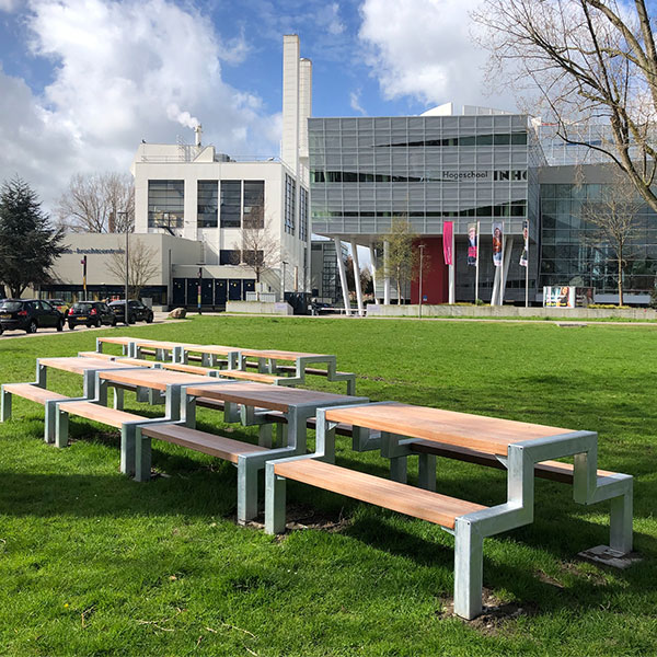 127170 straatmeubilair picknickset buitenbank zitbank
