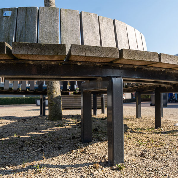 97495 straatmeubilair zitbank plantenbak