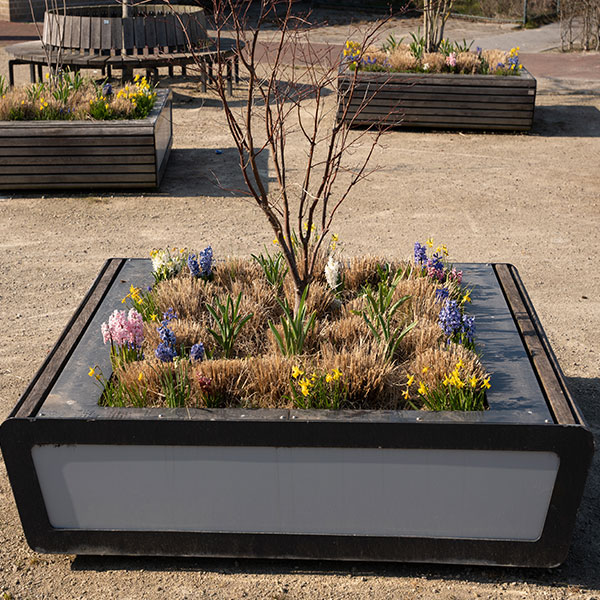 97495 straatmeubilair zitbank plantenbak