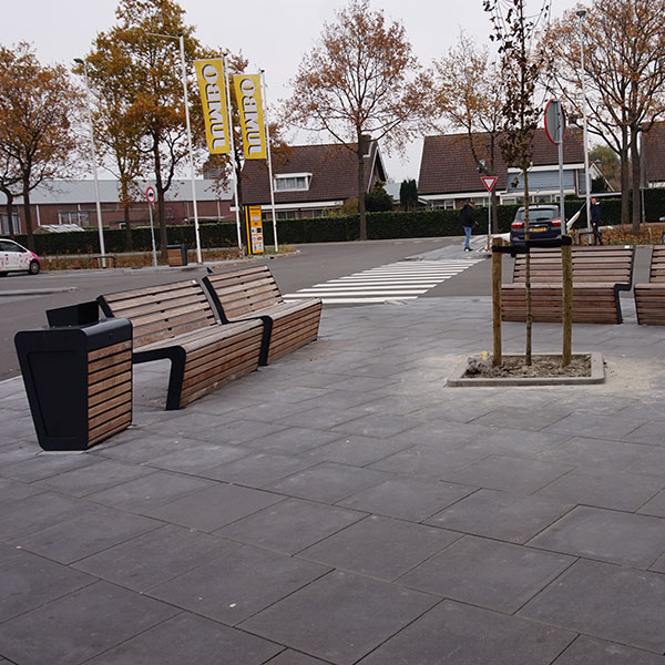 Terreininrichting bij Jumbo Schot