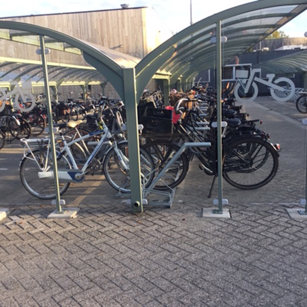 fietsparkeren overkapping fietsenrek 