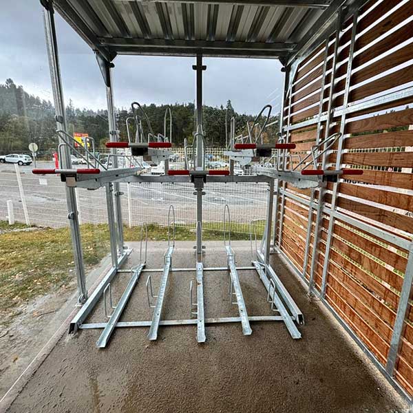 fietsoverkapping fietsparkeren etagerek